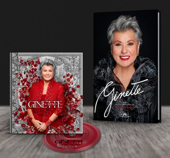 Ensemble autobiographie et album CD (physique) - Ginette Reno (2023)