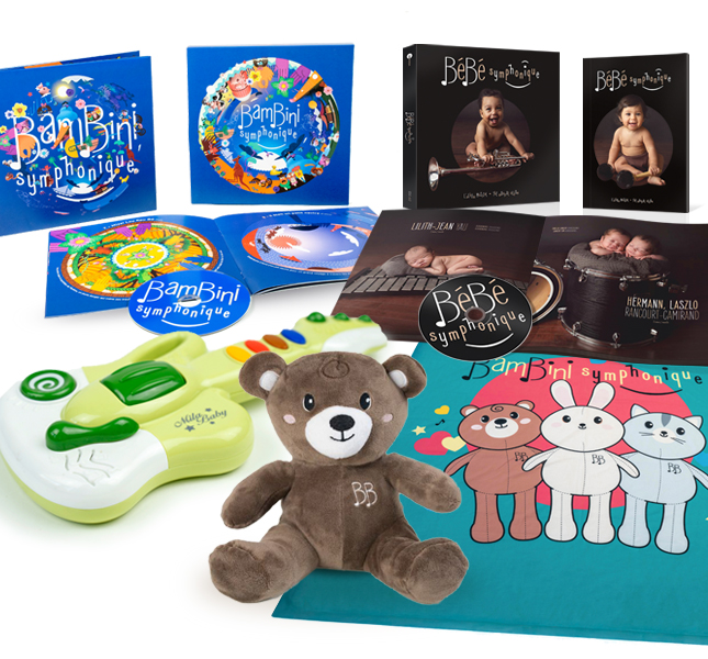 Ensemble cadeaux - Bambini symphonique - L'ours costaud