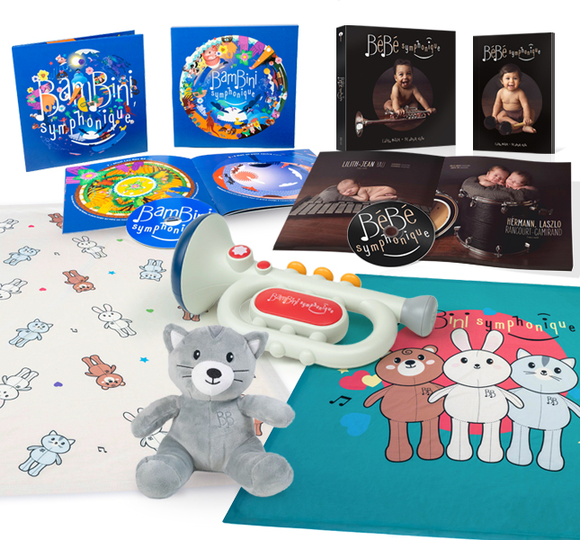 Ensemble cadeaux- Bambini symphonique - Le petit roi 